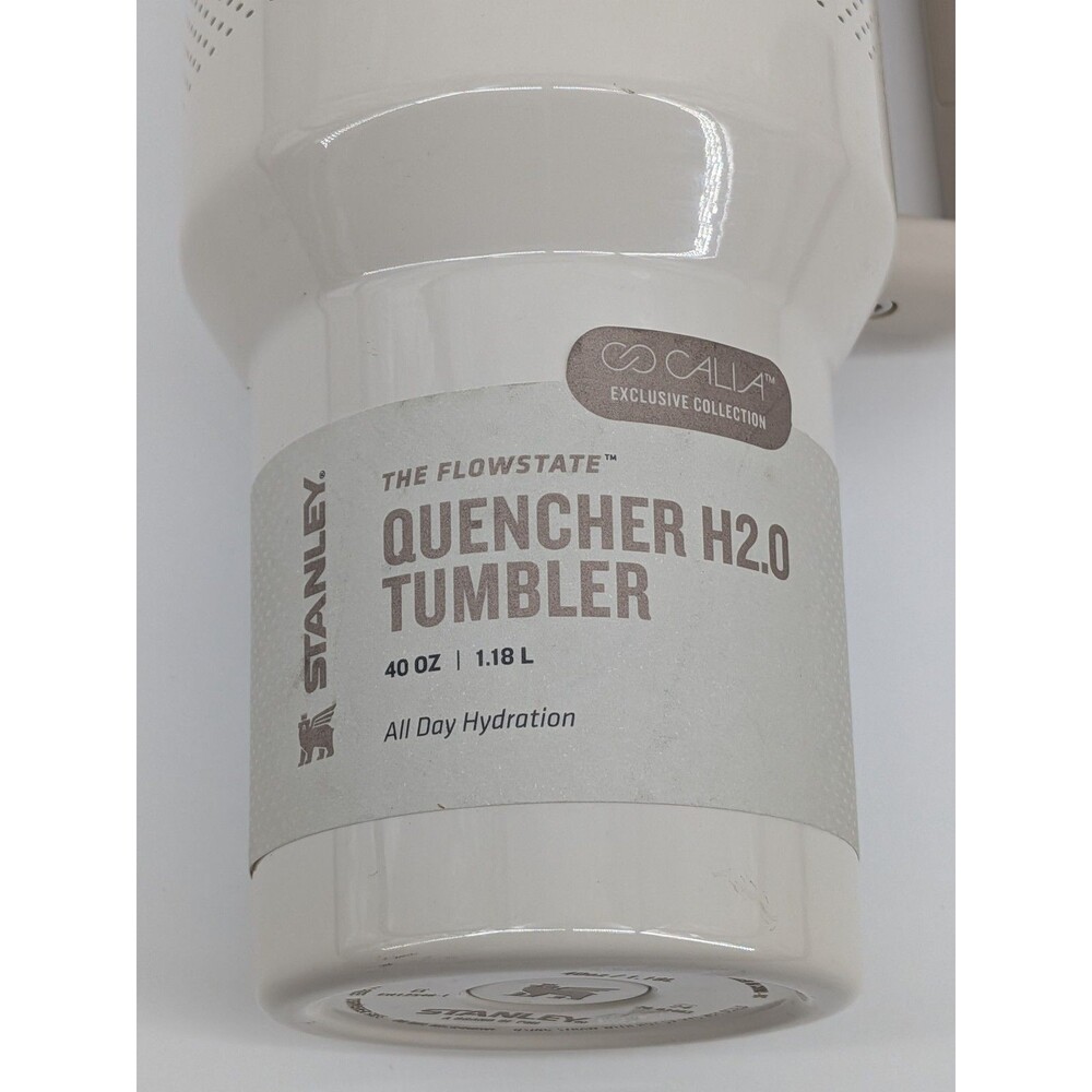 Stanley Calia Exclusive Quencher H2.0 FlowState Tumbler 40oz Cream White - Picture 2 of 5